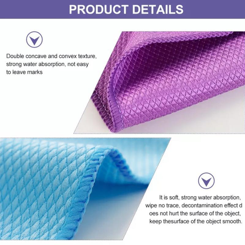 Reusable Nano Streak-Free Miracle Cleaning Cloths