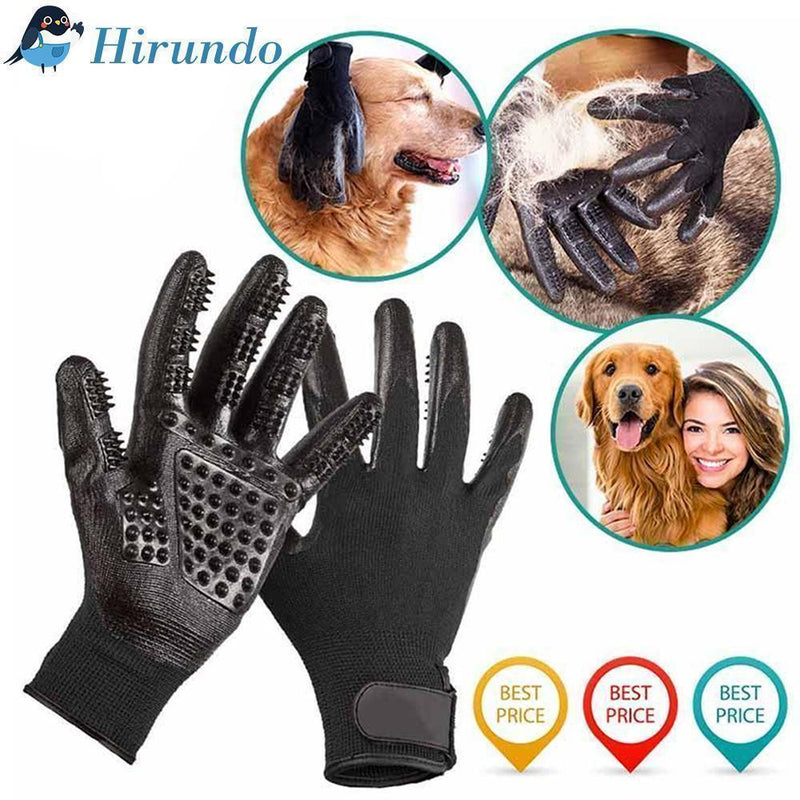 Hirundo® Pet Grooming Gloves For Cats, Dogs & Horses - ( 1 pair )