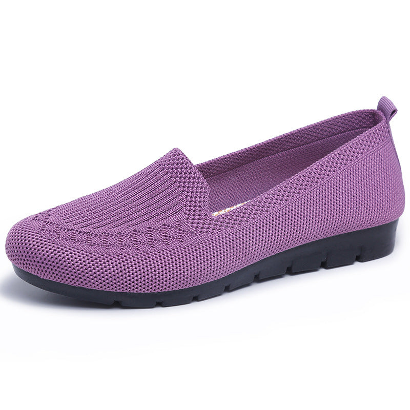 Women’s Mesh Breathable Slip on Flat Shoes