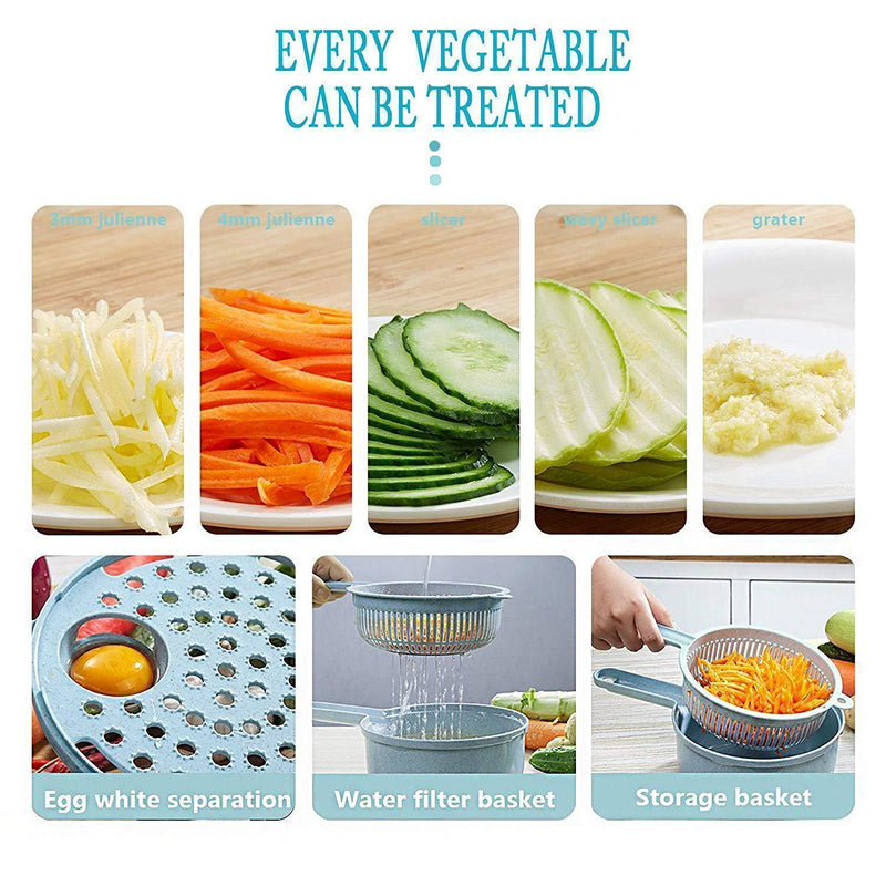 9 Sets Multi-Function Vegetable Slicer