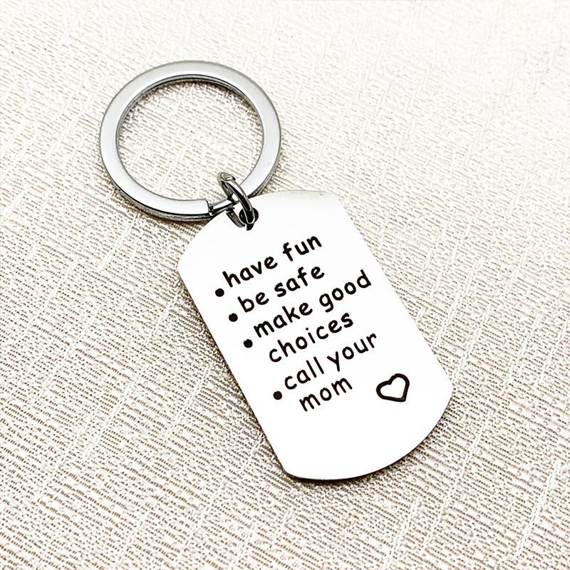 Gifts For Boys Girls Stainless Steel Keychain
