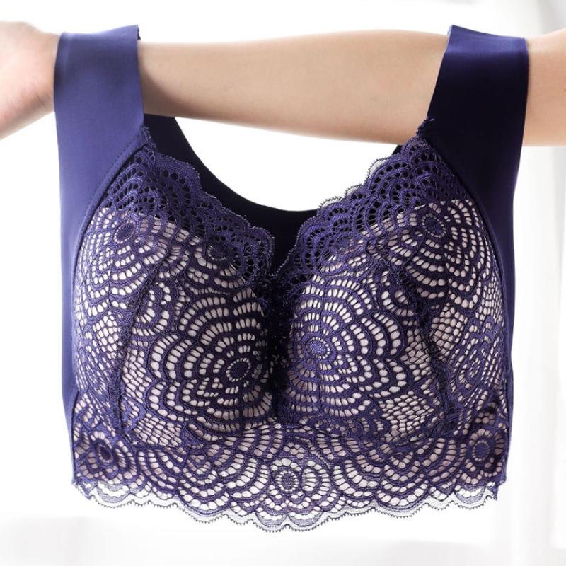 Thin Section Seamless-Ring Gather Bra