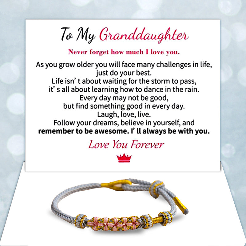 Grandmother And Granddaughter Blossom Knot Bracelet