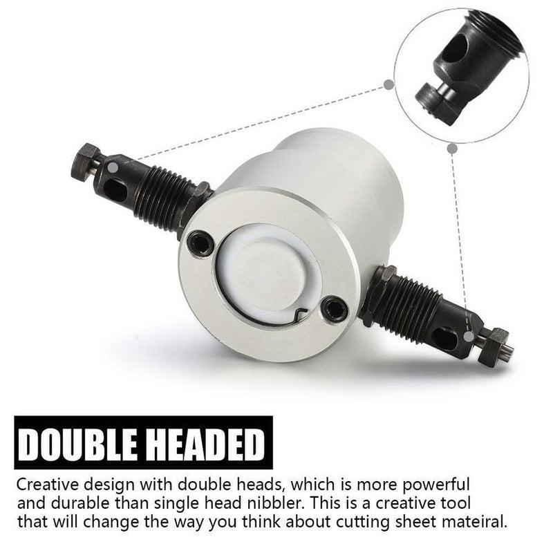 Domom® Double-Headed Handheld Metal Nibbler Cutter