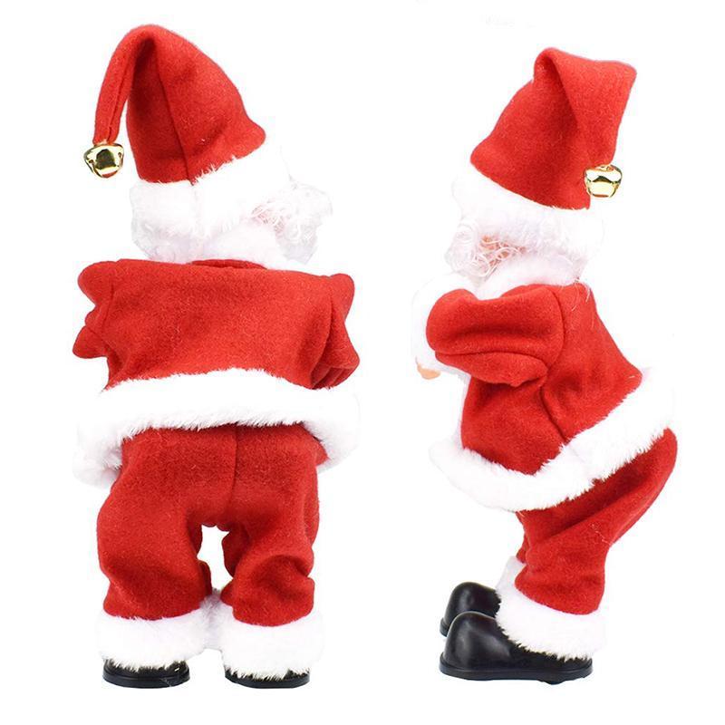 Santa Claus doll shaking the hips，Chimney Climbing Santa Claus，Santa Claus Riding An Electric Reindeer