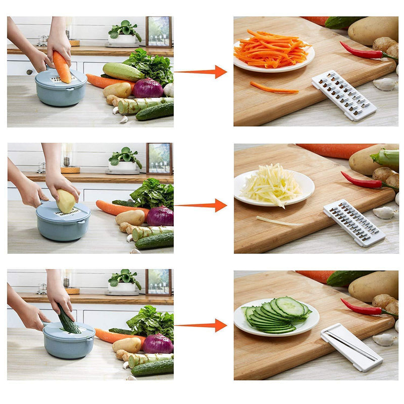12-IN-1 Multi-Function Vegetable Slicer