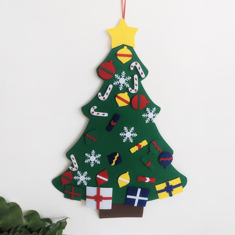 NEW DIY Felt Christmas Tree, A Great Gift For Kids