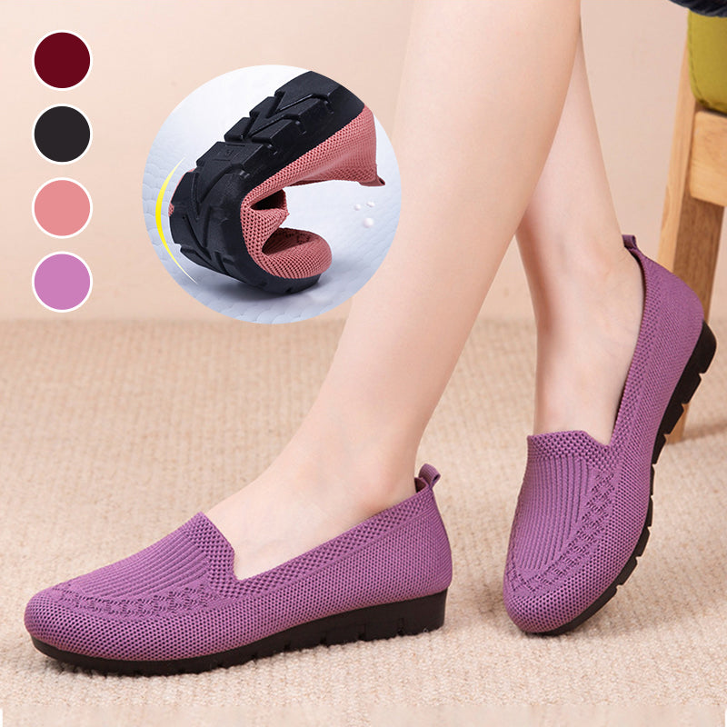 Women’s Mesh Breathable Slip on Flat Shoes